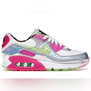 Nike Air Max 90💝LX Daisy Leopard Iridescent size 8 BRAND NEW W/BOX! NEVER WORN